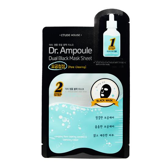 etude-dr-ampoule-black-dual-mask-pore