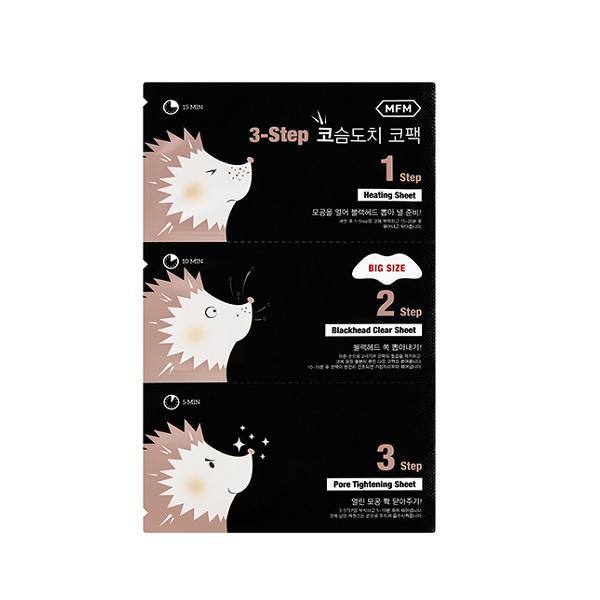 [For Men] 3-Step Nose Pack