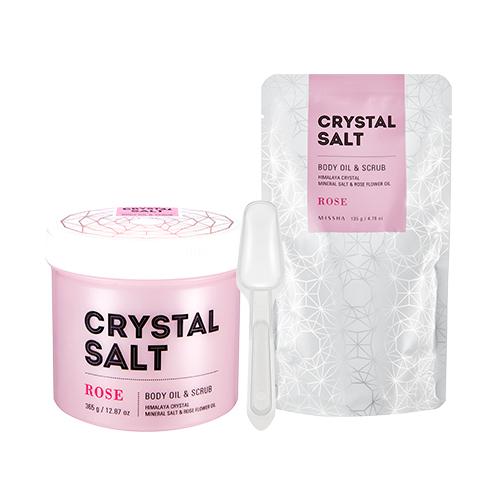 Crystal Salt Body Oil Scrub [Rose]